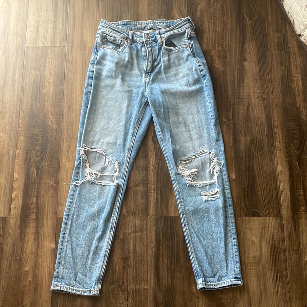 American Eagle ripped jeans